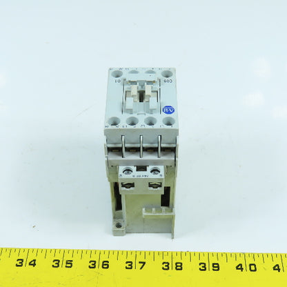 Allen Bradley 100-C09D*01 Ser A 9A 5HP 600VAC IEC C09 Contactor 24VDC Coil