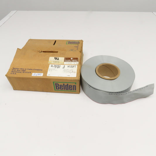 Beldon 9L28050 50 Conductor 28AWG Flat Ribbon Cable Approx 80'