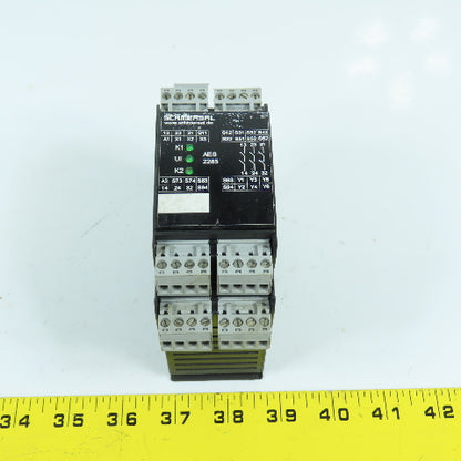 Schmersal AES2285 24VDC Safety Monitoring Relay Module 6 Output