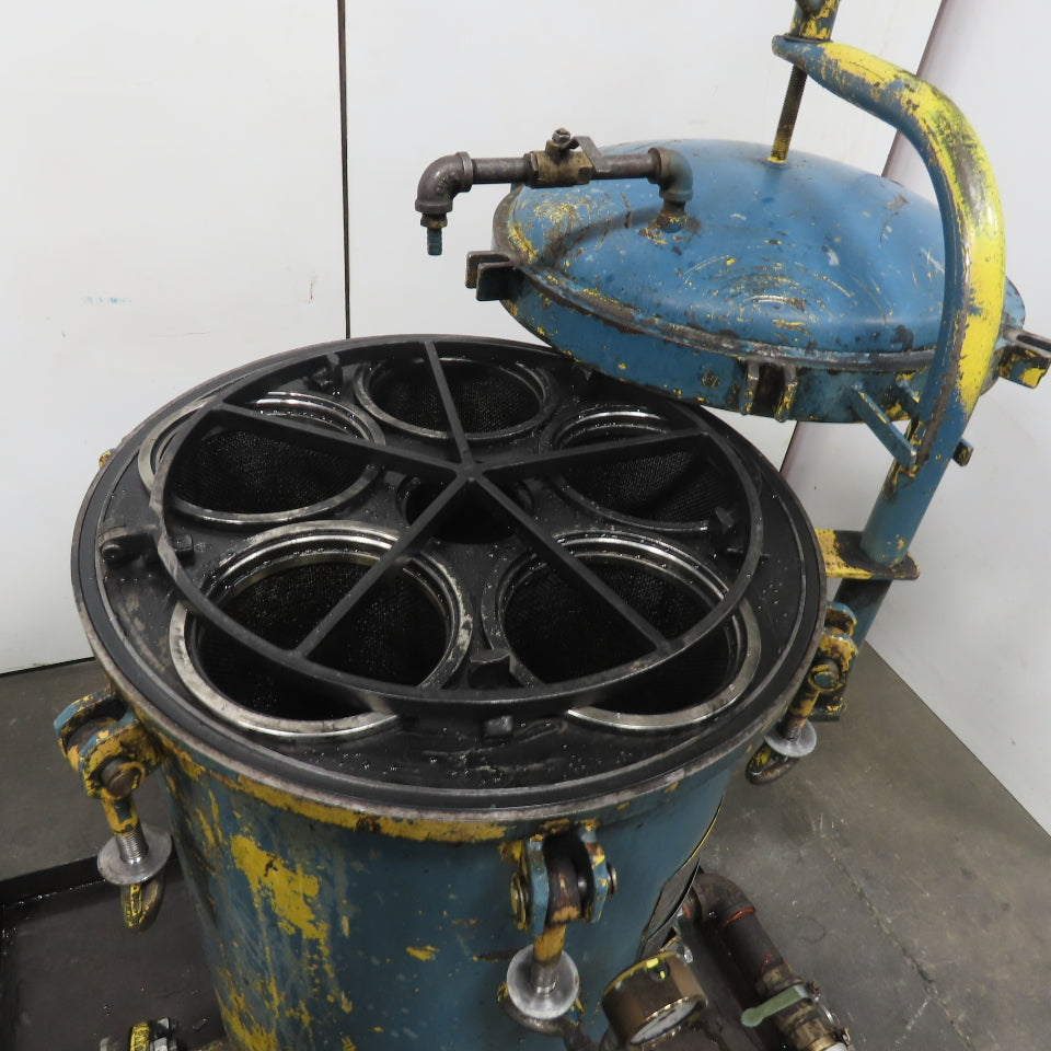 Oakville RB5B2L 5-Bag Liquid Bag Filter Treatment Vessel System 100PSI At 200°F