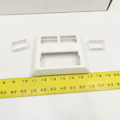 Wiremold 5007C-2ABWH Access 5000 Deep Device White Plate Fitting Lot Of 20