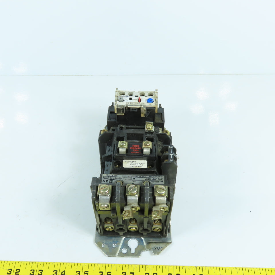 Allen Bradley 509-AO*SMP Size 0 Motor Starter 18A 120V Coil & Overload 592-A1FA