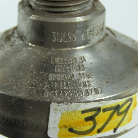 Wika 990.34 Stainless Diaphragm Seal Pressure Gauge 1500PSI W/ 0-160 Gauge