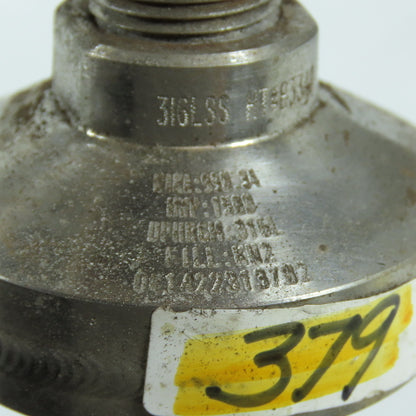 Wika 990.34 Stainless Diaphragm Seal Pressure Gauge 1500PSI W/ 0-160 Gauge
