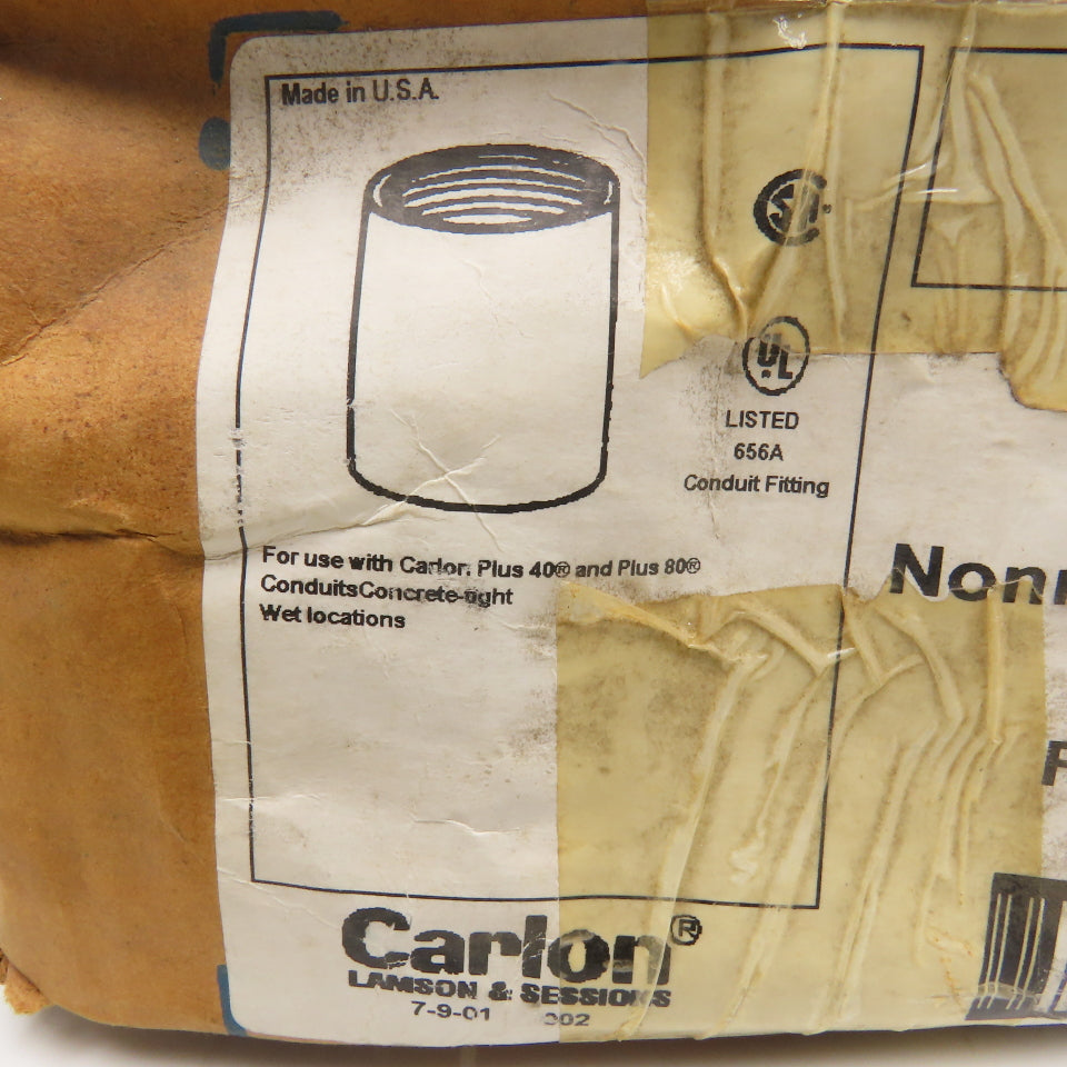 Carlon E942G 1-1/4" Nonmetallic Schedule 40 Female Adaptor NOS Lot Of 30