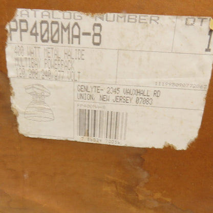 Genlyte PP400MA-8 400W Metal Hallide Multibay Powerpack Fixture 120-277V