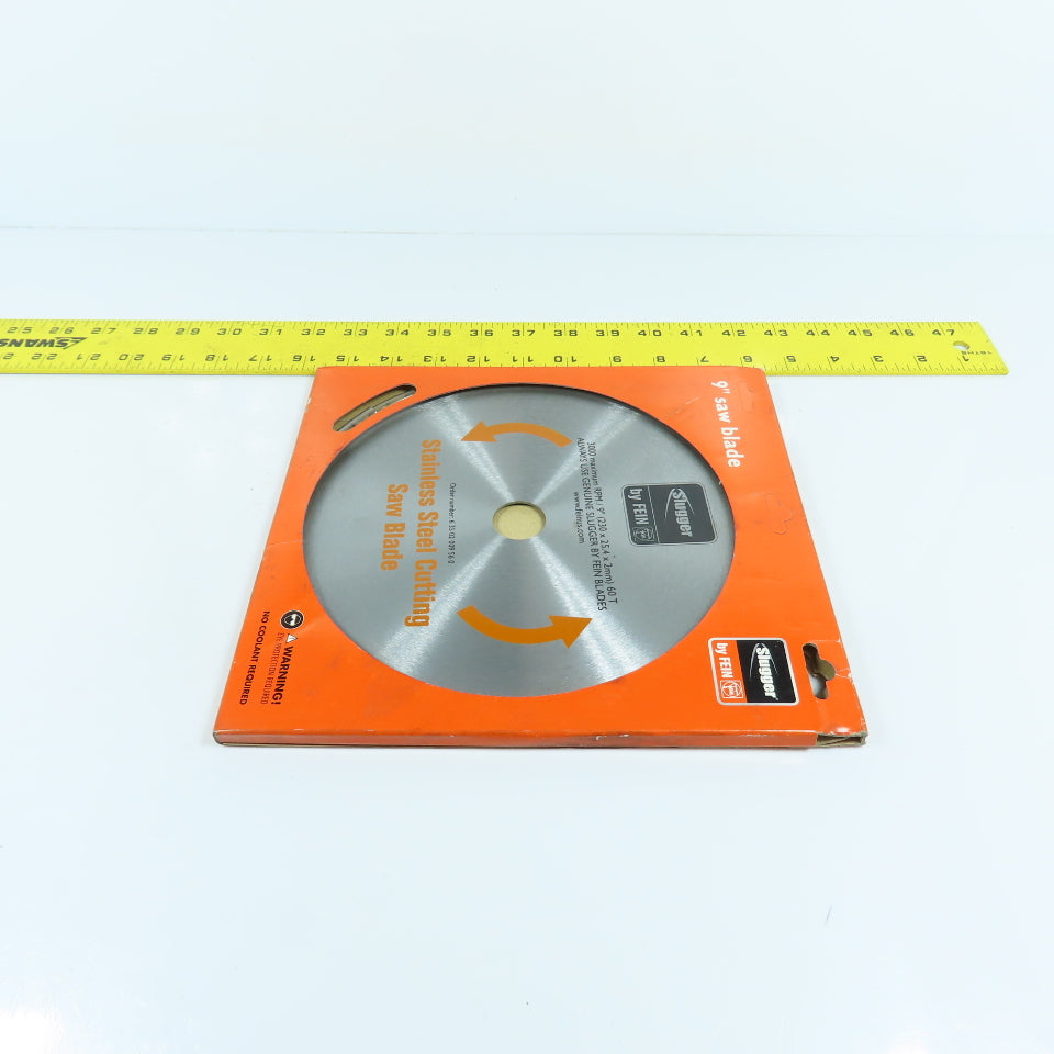 Fein Slugger 63502009560 9" Stainless Steel Cutting Saw Blade 60 Tooth 1" Arbor
