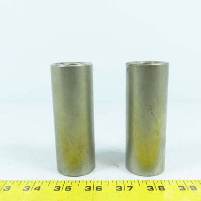 7/8" ID x 1-1/2" OD Press In Shoulderless Drill Bushing 4" Long Lot Of 2