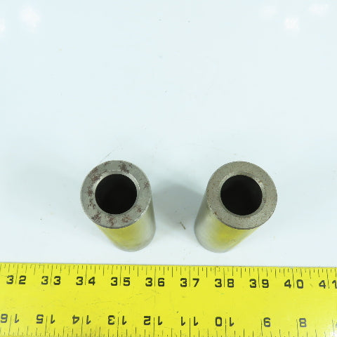 7/8" ID x 1-1/2" OD Press In Shoulderless Drill Bushing 4" Long Lot Of 2