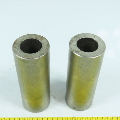 7/8" ID x 1-1/2" OD Press In Shoulderless Drill Bushing 4" Long Lot Of 2