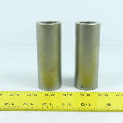 7/8" ID x 1-1/2" OD Press In Shoulderless Drill Bushing 4" Long Lot Of 2