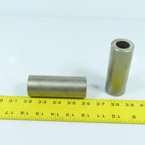 7/8" ID x 1-1/2" OD Press In Shoulderless Drill Bushing 4" Long Lot Of 2