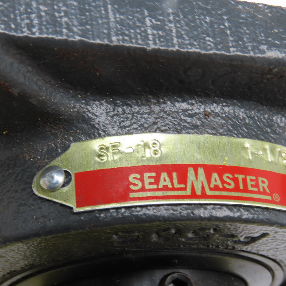 Sealmaster SF-18 1-1/8" Bore 4 Bolt Flange Mount Bearing