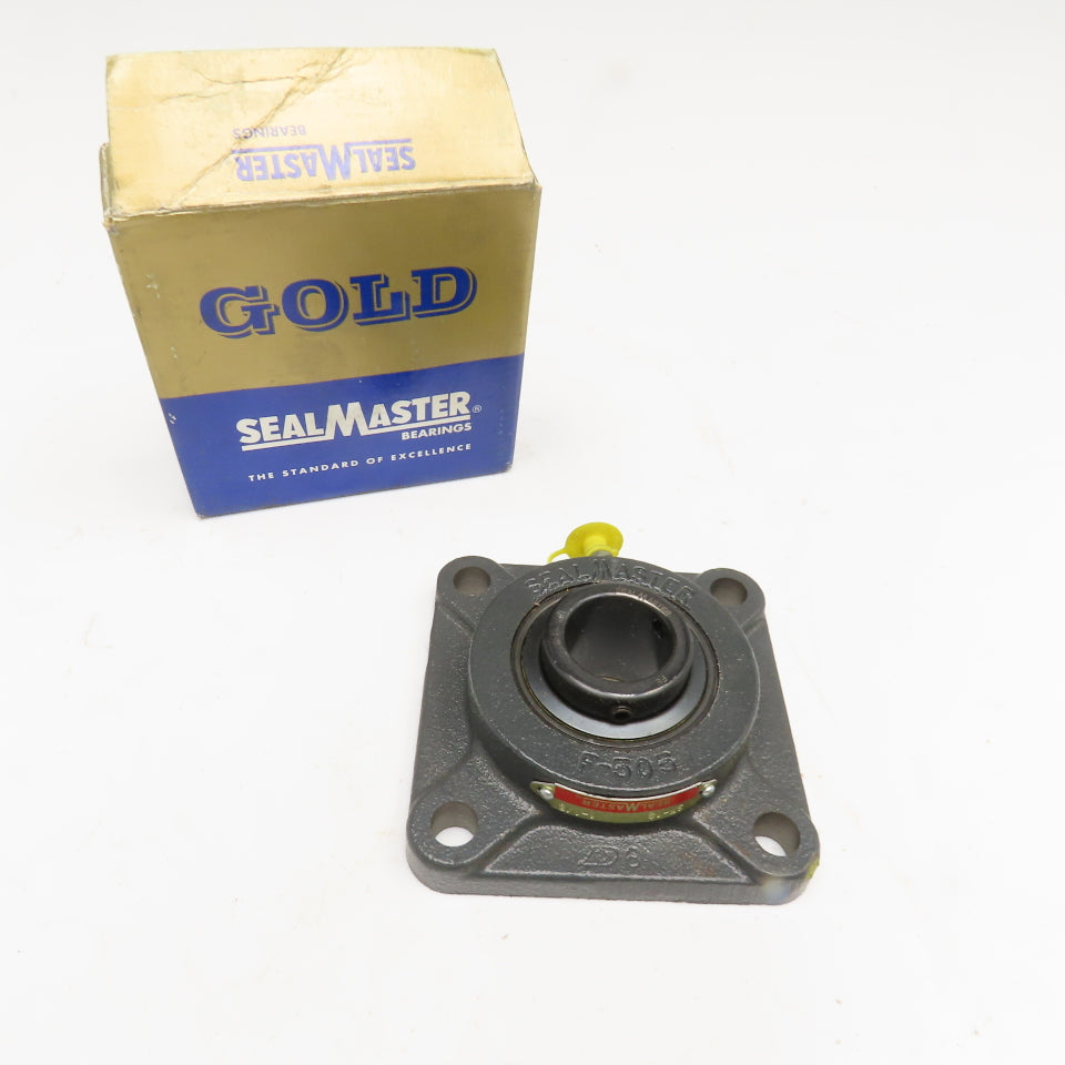 Sealmaster SF-18 1-1/8" Bore 4 Bolt Flange Mount Bearing
