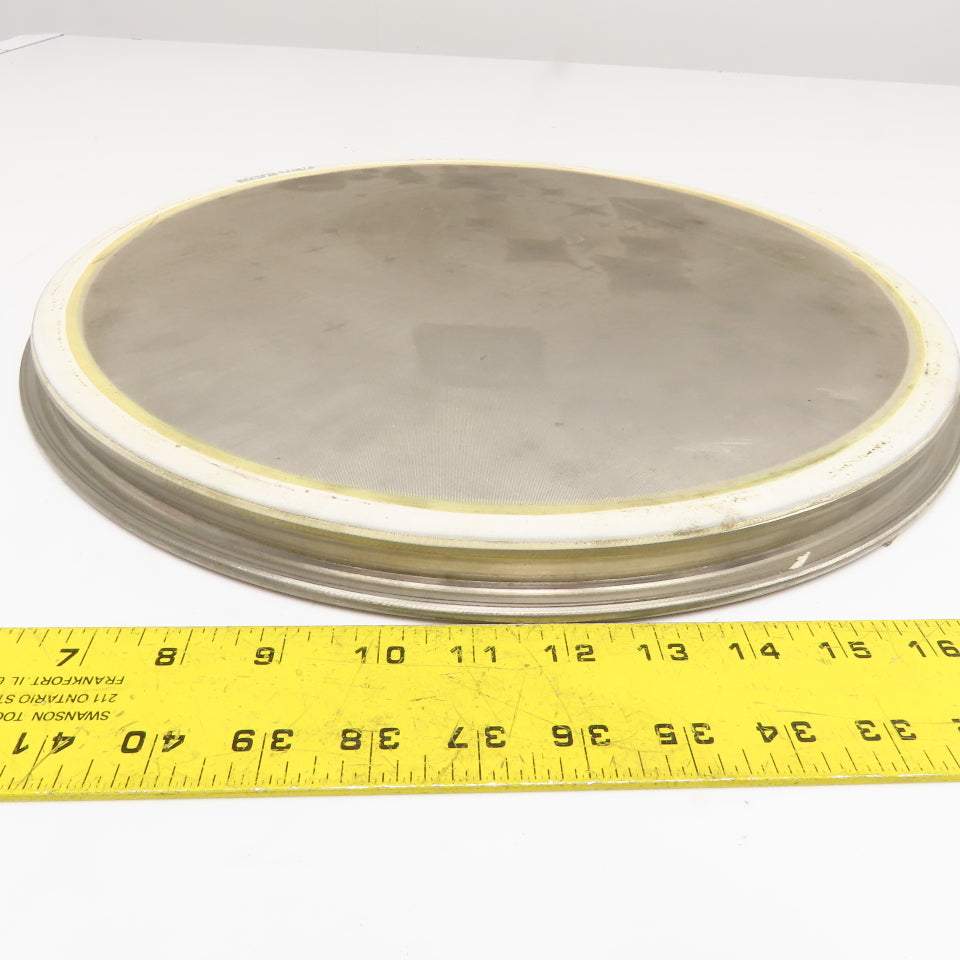 R18D 181407 18" Fine Mesh Shifting Screen Sieve 80 Mesh Stainless Steel