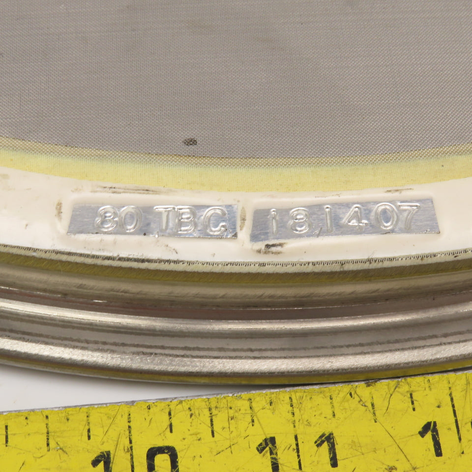 R18D 181407 18" Fine Mesh Shifting Screen Sieve 80 Mesh Stainless Steel
