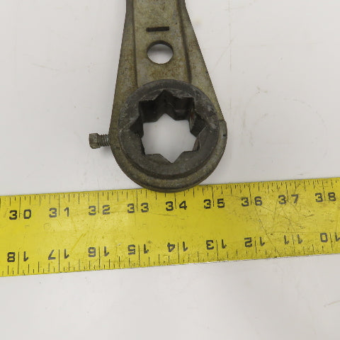 PDC Co. K4-499 Aluminum Valve Handle 1-1/4" Square 12" OAL