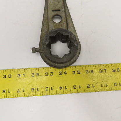 PDC Co. K4-499 Aluminum Valve Handle 1-1/4" Square 12" OAL