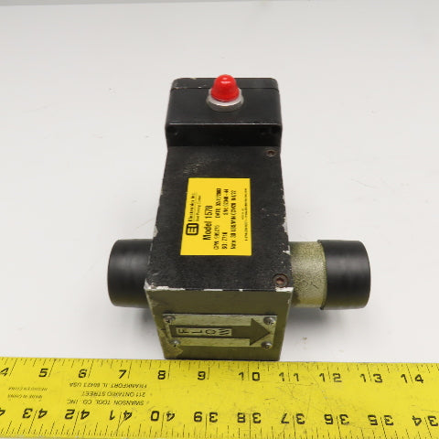 Electronics Inc. Model 1578 MagnaValve Shot Peening Control 30 Lbs./Min CCW20
