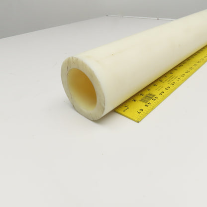 4" OD x 2-3/4" ID UHMW Hollow Tube Bar Stock 27"