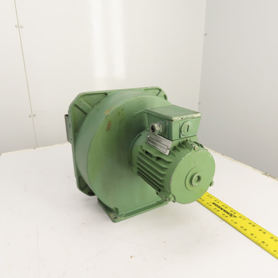 Siemens 2CW5 156-0 Geblaese 0.145kW Squirrel Cage Blower 220/440V 3340RPM Tested