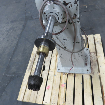 Chas. F L'Hommedieu & Sons No. 132 3HP 440V Pedestal Buffer 3400RPM 1.2" Arbor