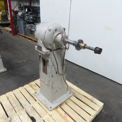 Chas. F L'Hommedieu & Sons No. 132 3HP 440V Pedestal Buffer 3400RPM 1.2" Arbor
