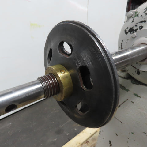 Chas. F L'Hommedieu & Sons No. 132 3HP 440V Pedestal Buffer 3400RPM 1.2" Arbor