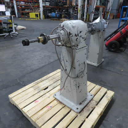 Chas. F L'Hommedieu & Sons No. 132 3HP 440V Pedestal Buffer 3400RPM 1.2" Arbor