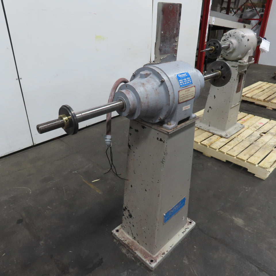 Cincinnati 202-103 Model 102 3HP 480V Pedestal Buffer 3600RPM 1-1/4" Arbor