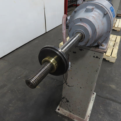Cincinnati 202-103 Model 102 3HP 480V Pedestal Buffer 3600RPM 1-1/4" Arbor