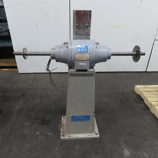 Cincinnati 202-103 Model 102 3HP 480V Pedestal Buffer 3600RPM 1-1/4" Arbor