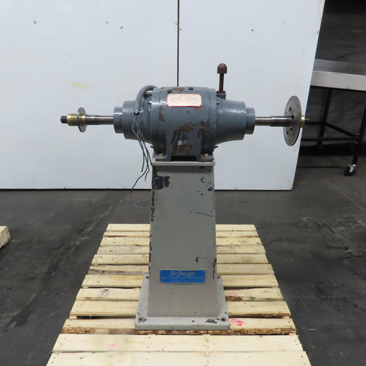 Cincinnati 202-103 Model 102 3HP 480V Pedestal Buffer 3600RPM 1-1/4" Arbor