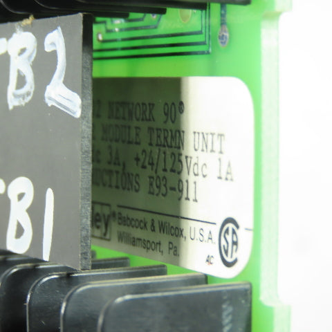 Bailey NTCS04 Control Module Termination Unit Circuit Board Network 90°