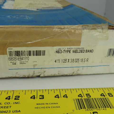 Lenox 69505NEB41510 Welded Band Saw Blade 4 11 1/2B X 3/8 025 18 SR Lot Of 3