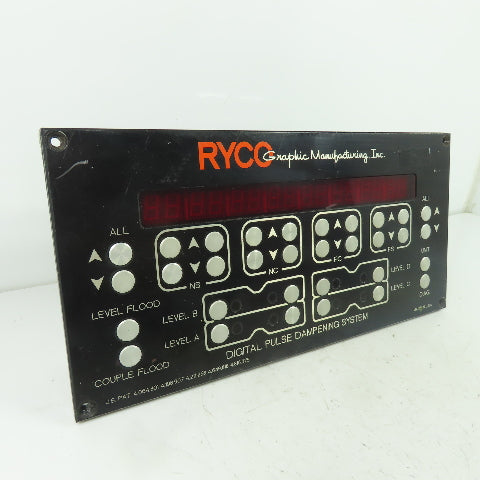 Ryco Graphic 150A-211 Digital Pulse Dampening System Control Panel