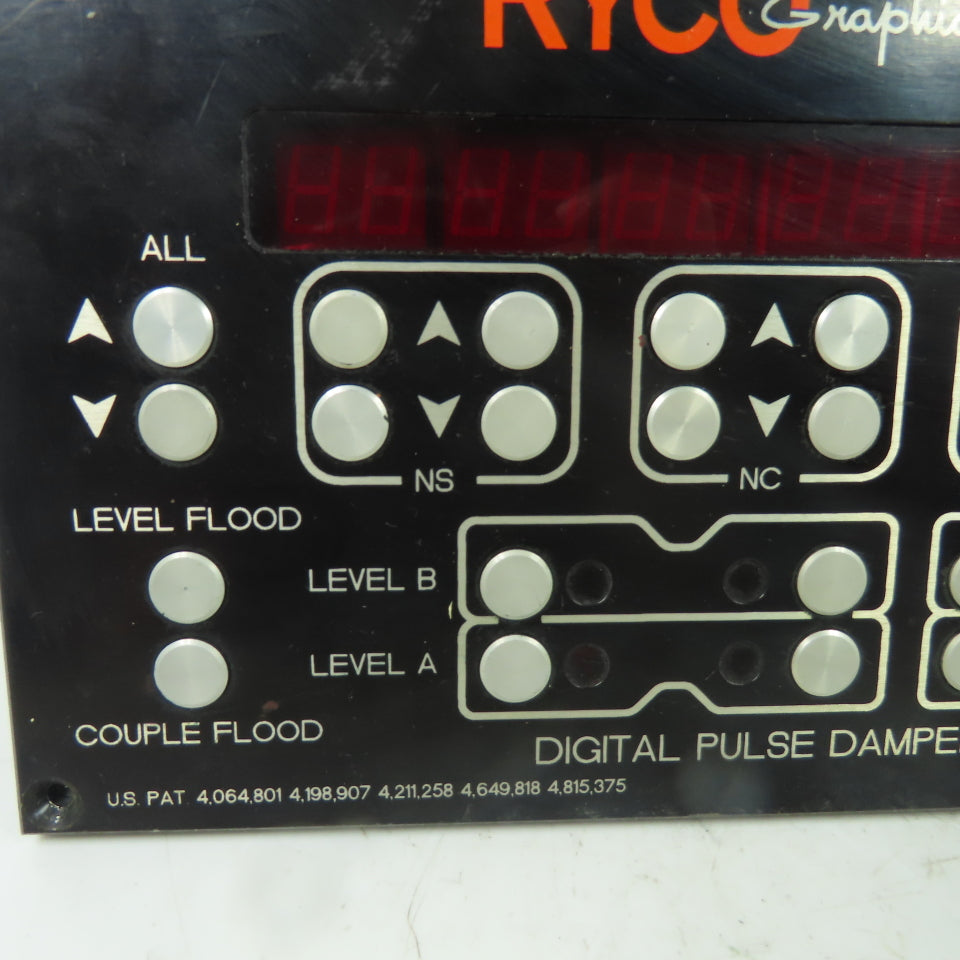 Ryco Graphic 150A-211 Digital Pulse Dampening System Control Panel