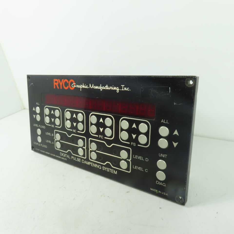 Ryco Graphic 150A-211 Digital Pulse Dampening System Control Panel