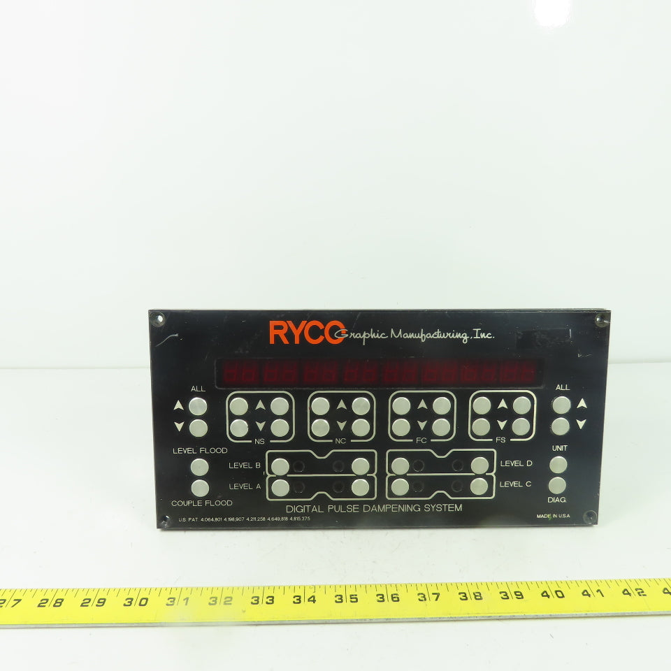Ryco Graphic 150A-211 Digital Pulse Dampening System Control Panel