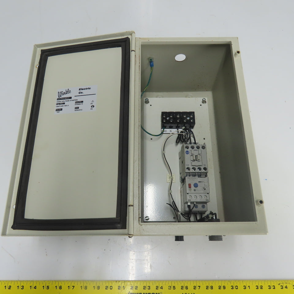 Winkle 134473-406 Rev 3 High Voltage Starter 600VAC 120V Coil 5700494-19