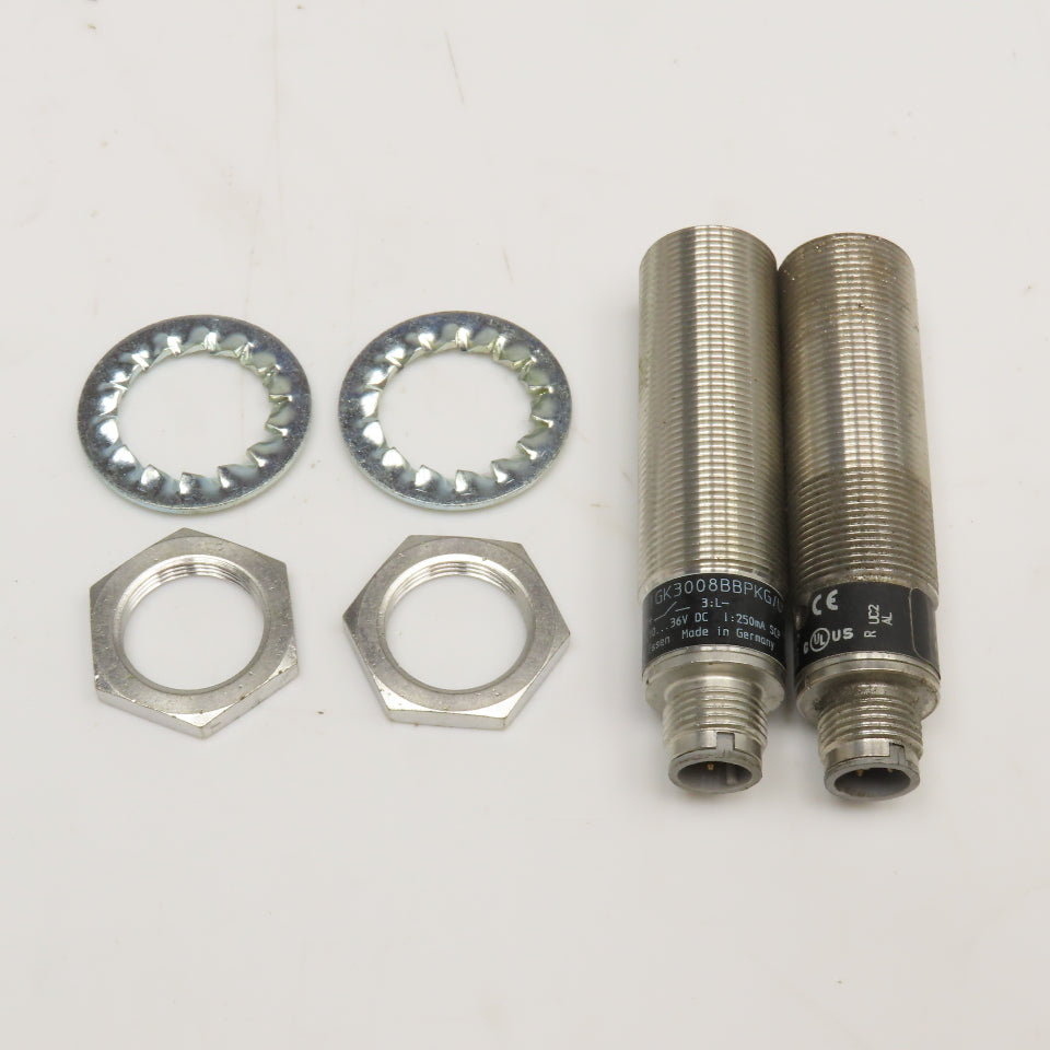 Efector IFM IGK3008BBPKG/US Inductive Proximity Sensor 10-30VDC Lot Of 2