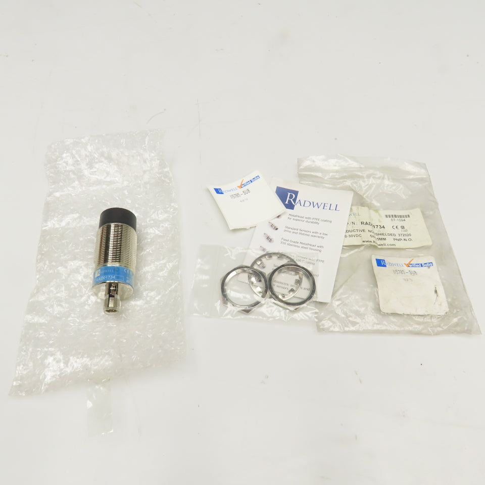 Radwell RAD01734 115785-SUB Inductive Proximity Sensor 10-30VDC 25mm PNP N.O