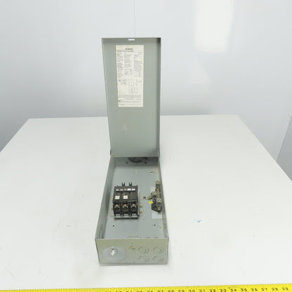 Siemens WB3100 Ser B Outdoor Breaker Enclosure Type 3R 17" x 7"