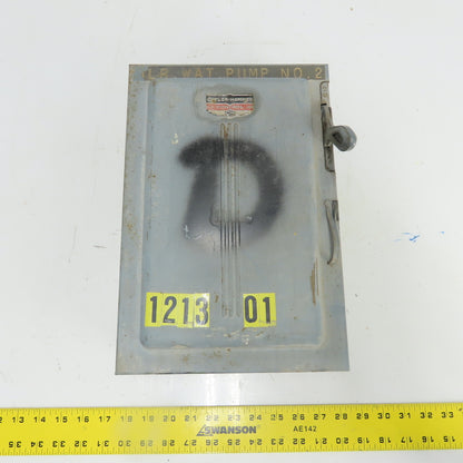 Cutler-Hammer 4131H311 30A Fusible Safety Disconnect Switch 3Ph 600VAC 7-1/2HP