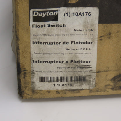dayton 10A176 Twin Float Switch 230VAC 15A 2HP