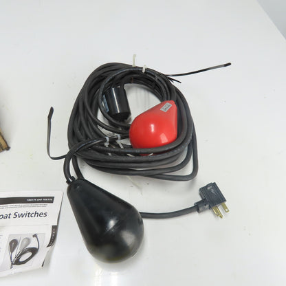 dayton 10A176 Twin Float Switch 230VAC 15A 2HP