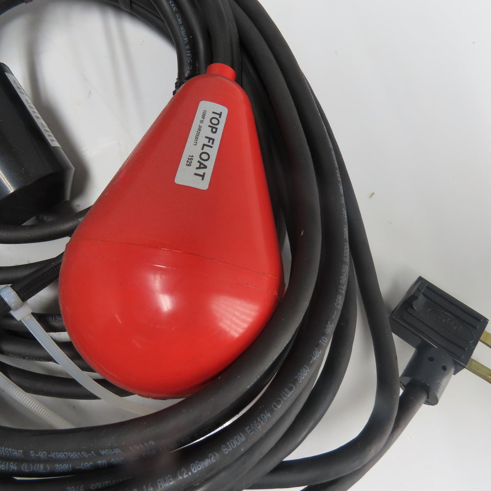 dayton 10A176 Twin Float Switch 230VAC 15A 2HP