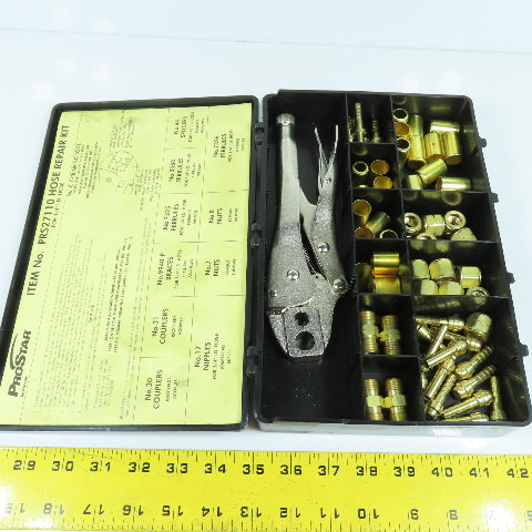ProStar PRS27110 Gas Hose Repair Kit For 1/4" ID W/ Crimping Tool