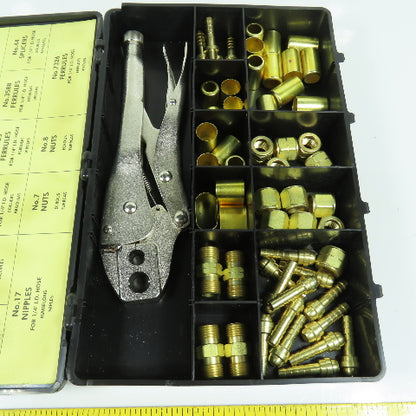 ProStar PRS27110 Gas Hose Repair Kit For 1/4" ID W/ Crimping Tool