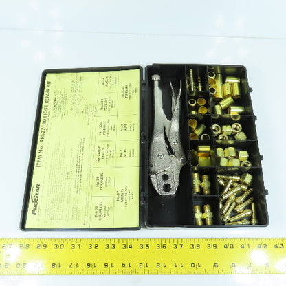 ProStar PRS27110 Gas Hose Repair Kit For 1/4" ID W/ Crimping Tool